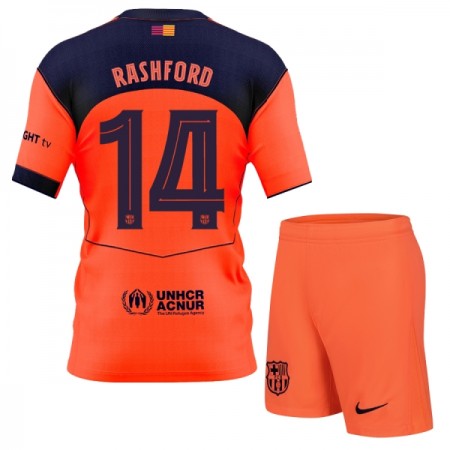 FC Barcelona Rashford 14 Kind Third Tenue 2025-26